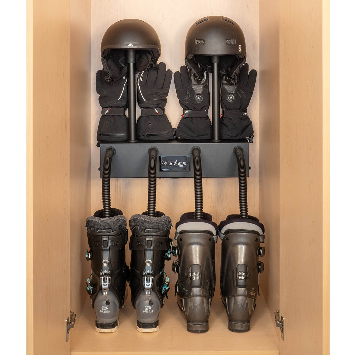 Zephyr Locker Dryer for 2-Pair Boots, 2-Pair Gloves and 2-Helmets by ALPINE DRYERS