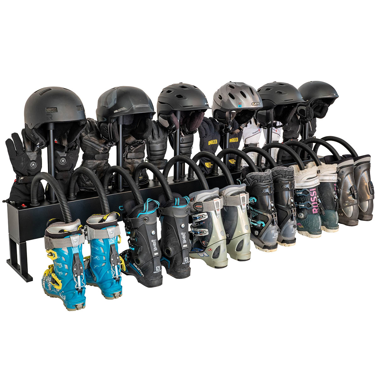 Zephyr 12-Pair Gear Dryer for Boots, Shoes, Gloves and 6-Helmets by ALPINE DRYERS